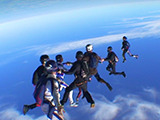 Stereoscopic Skydiving Footage